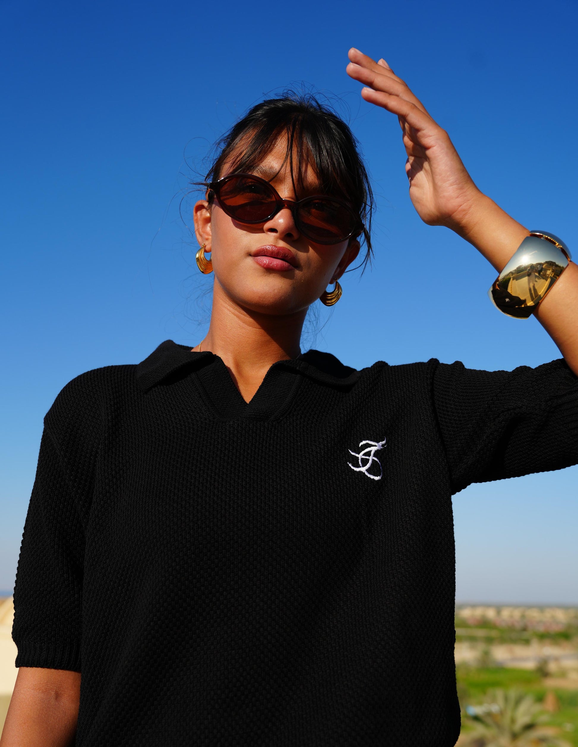 Midnight Polo Tricot
